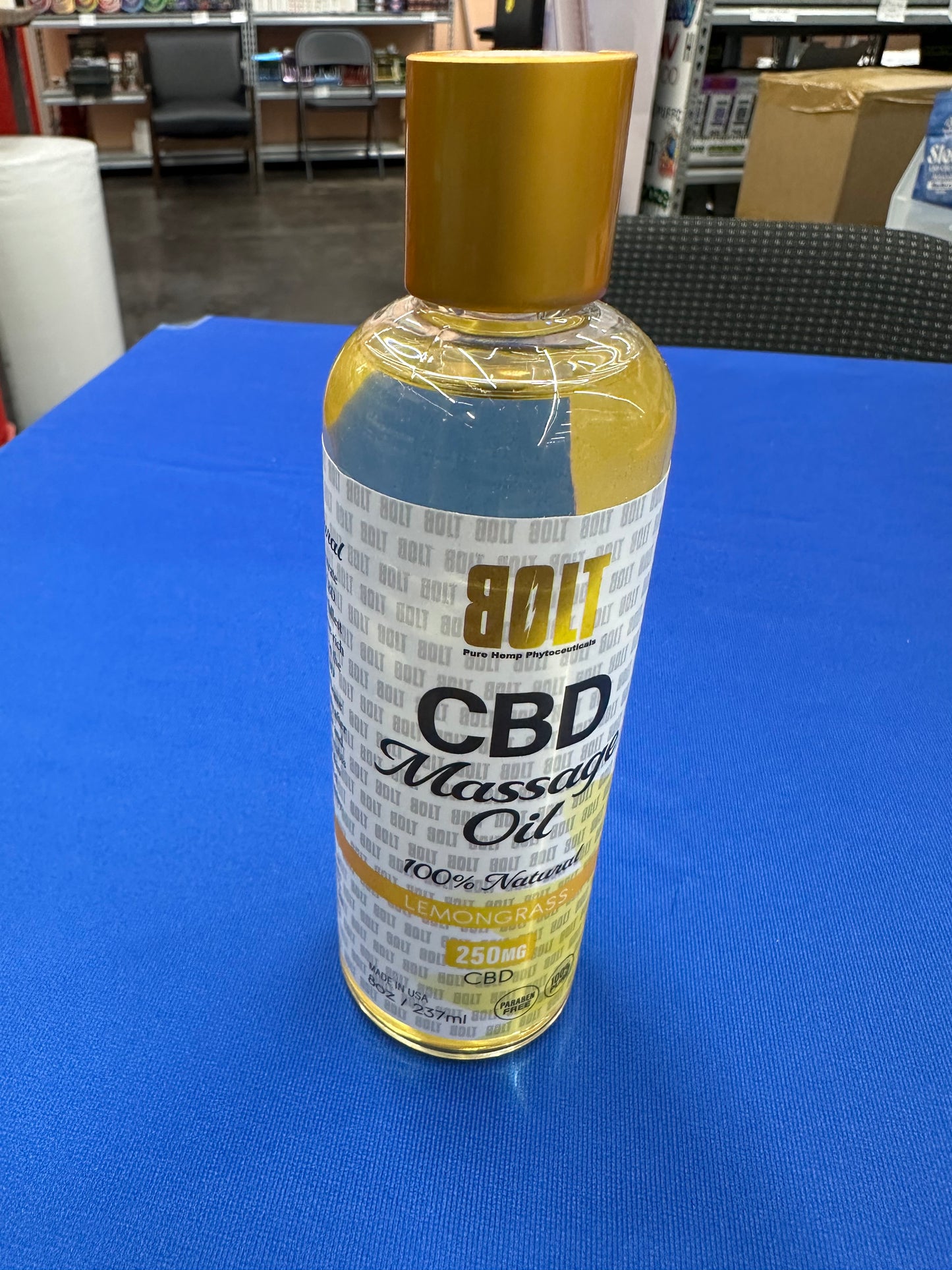 CBD Massage Oil – Grapeseed Unscented 250mg